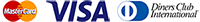 VISA, MASTERCARDS, DINERS